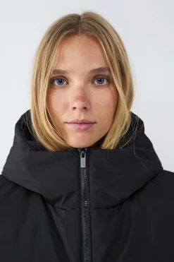 Balmohk Abrigo acolchado capucha^Mujer Chaquetas