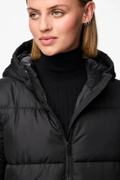 Pieces Abrigo acolchado capucha bolsillos^Mujer Abrigos