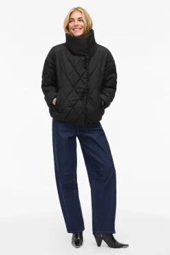 Vila Abrigo acolchado cuello chimenea^Mujer Abrigos