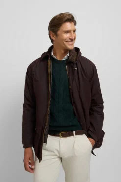 Silbon Abrigo cl&aacute;sico encerado^Hombre Abrigos