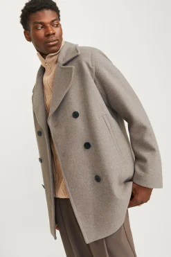 Jack & Jones Abrigo corto cruzado^Hombre Abrigos