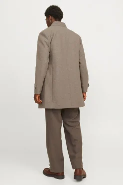 Jack & Jones Abrigo corto de lana con cuello alto^Hombre Abrigos