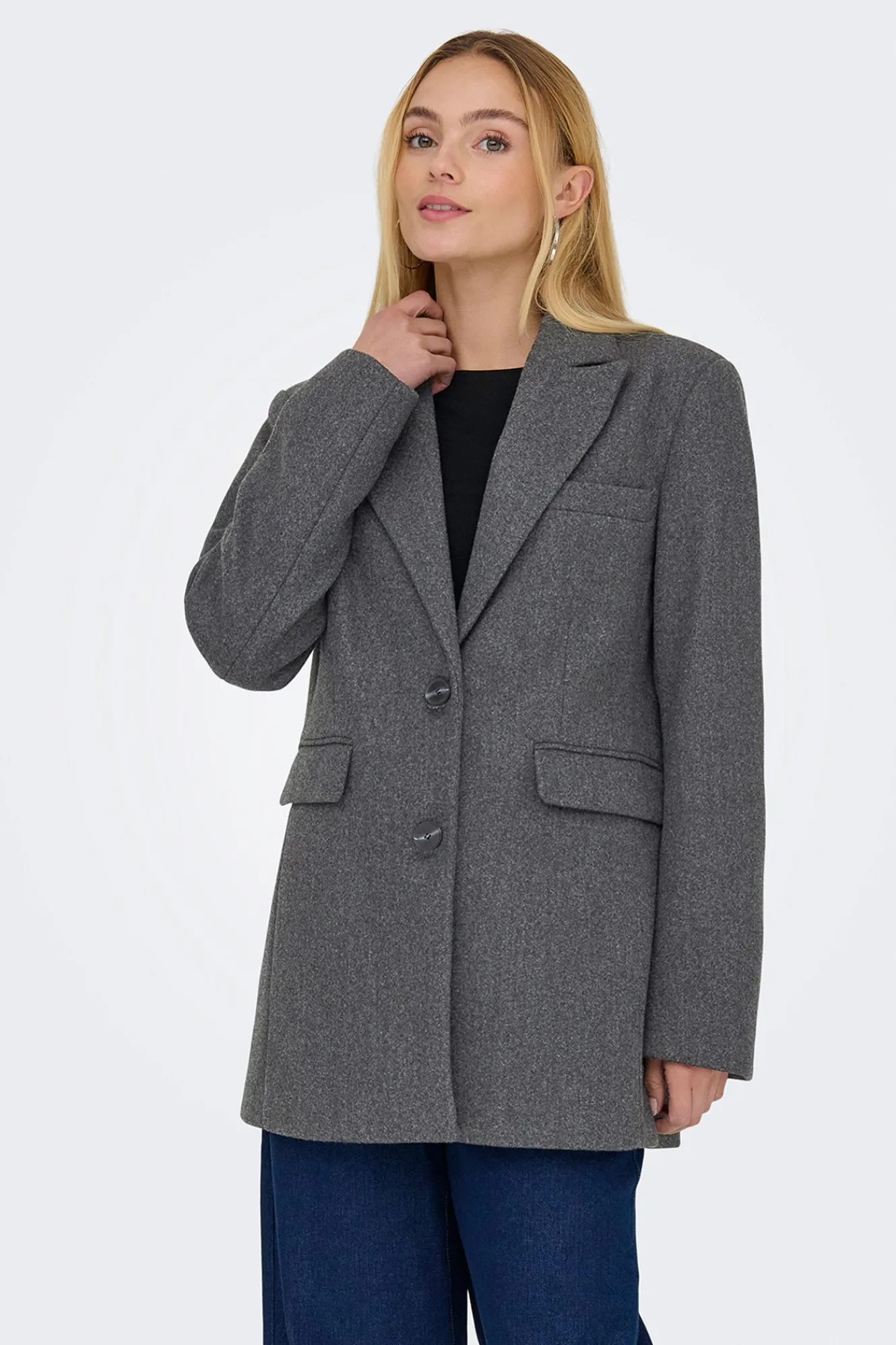 Only Abrigo corto tipo blazer^Mujer Abrigos