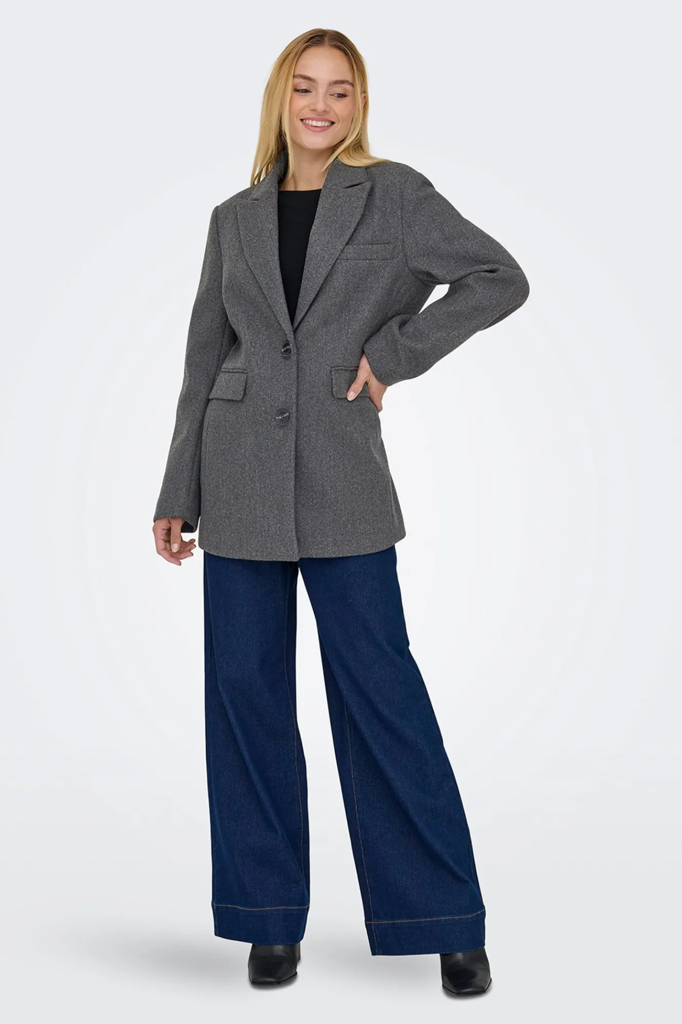 Only Abrigo corto tipo blazer^Mujer Abrigos