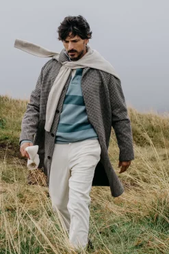 OOTO Abrigo cuadro inglesado^Hombre Abrigos