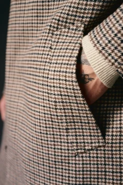 OOTO Abrigo cuadro inglesado^Hombre Abrigos