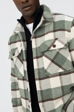 Tiffosi Abrigo de cuadros con lana^Hombre Abrigos