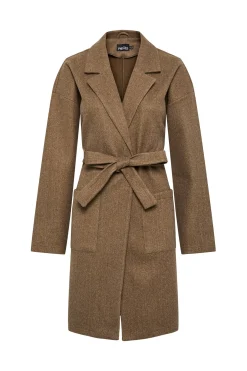 Pieces Abrigo de pa&ntilde;o^Mujer Abrigos