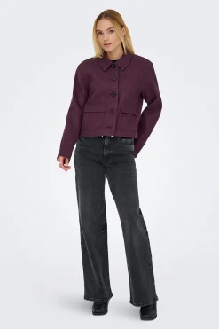 JDY Abrigo de pa&ntilde;o corto^Mujer Abrigos