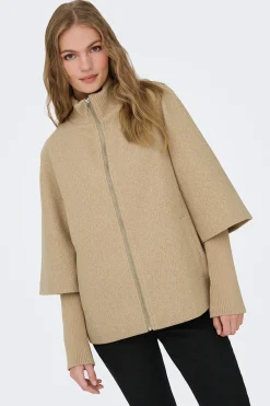 JDY Abrigo de pa&ntilde;o cremallera^Mujer Abrigos