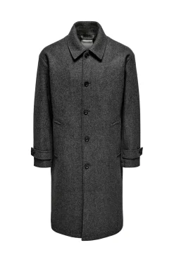 Only & Sons Abrigo de pa&ntilde;o largo^Hombre Abrigos