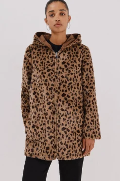 Cortefiel Abrigo efecto doble faz reversible^Mujer Abrigos