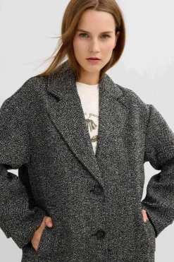 Inside Abrigo espiga hombro ca&iacute;do^Mujer Abrigos