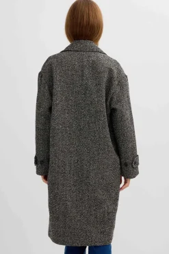 Inside Abrigo espiga hombro ca&iacute;do^Mujer Abrigos