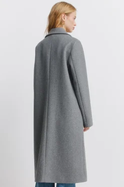 Springfield Abrigo largo bolsillos diagonales^Mujer Abrigos