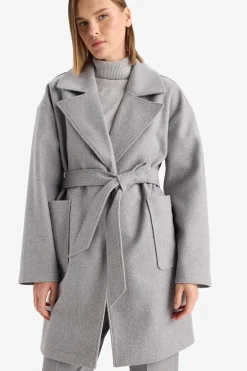DeFacto Abrigo largo con cintur&oacute;n^Mujer Abrigos