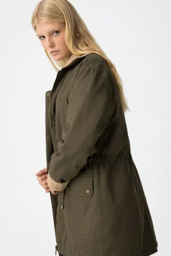 Tiffosi Abrigo Largo con Contraste^Mujer Abrigos