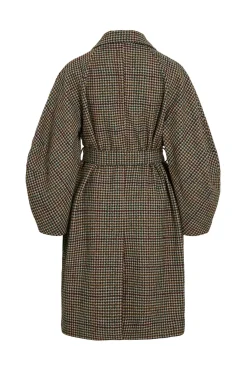 Vila Abrigo largo de lana con cuadros^Mujer Abrigos