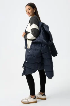 Tiffosi Abrigo Largo de Nailon Acolchado^Mujer Abrigos