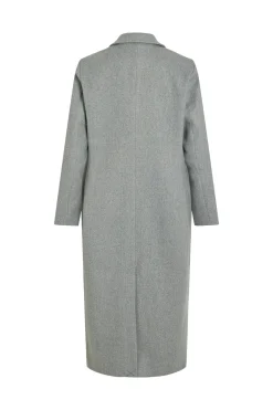 Vila Abrigo largo de paño con solapas^Mujer Abrigos