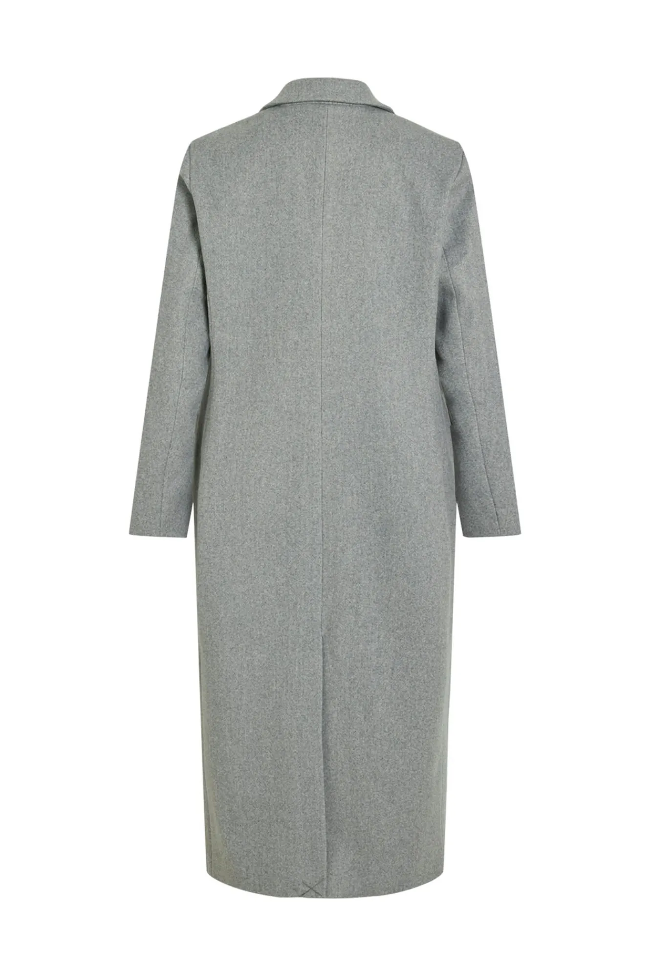 Vila Abrigo largo de paño con solapas^Mujer Abrigos