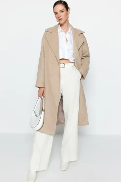 Trendyol Abrigo largo oversize^Mujer Abrigos