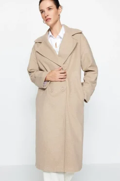 Trendyol Abrigo largo oversize^Mujer Abrigos