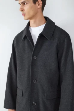 Balmohk Abrigo largo pa&ntilde;o^Hombre Abrigos