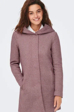 Only Abrigo midi de paño^Mujer Abrigos