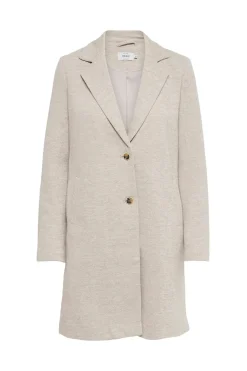 Only Abrigo midi de pa&ntilde;o^Mujer Abrigos