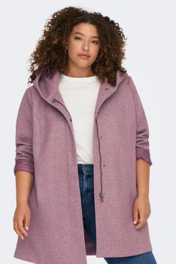 Only Carmakoma Abrigo midi de paño talla grande^Mujer Abrigos