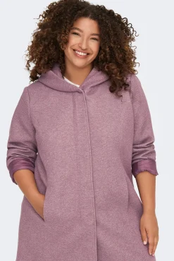 Only Carmakoma Abrigo midi de pa&ntilde;o talla grande^Mujer Abrigos