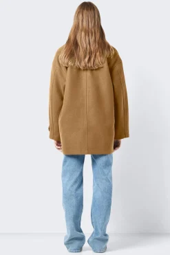 Noisy May Abrigo pa&ntilde;o solapas detalle mangas^Mujer Abrigos