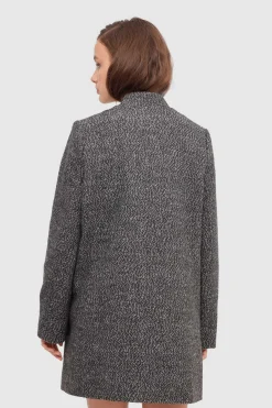 Inside Abrigo Textura Con Cremallera^Mujer Abrigos