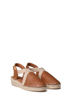 Toni Pons Alpargata cerrada en piel con cu&ntilde;a^Mujer Sandalias