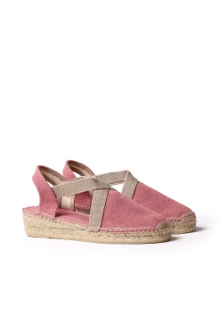 Toni Pons Alpargata de cuña baja con elásticos^Mujer Sandalias