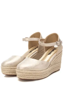 Refresh Alpargatas metalizadas cu&ntilde;a^Mujer Sandalias