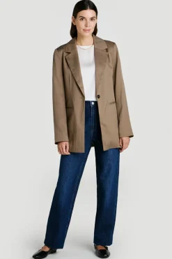 Vila Americana blazer abotonada^Mujer Chaquetas