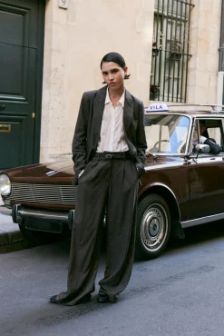 Vila Americana blazer de cuadros^Mujer Chaquetas