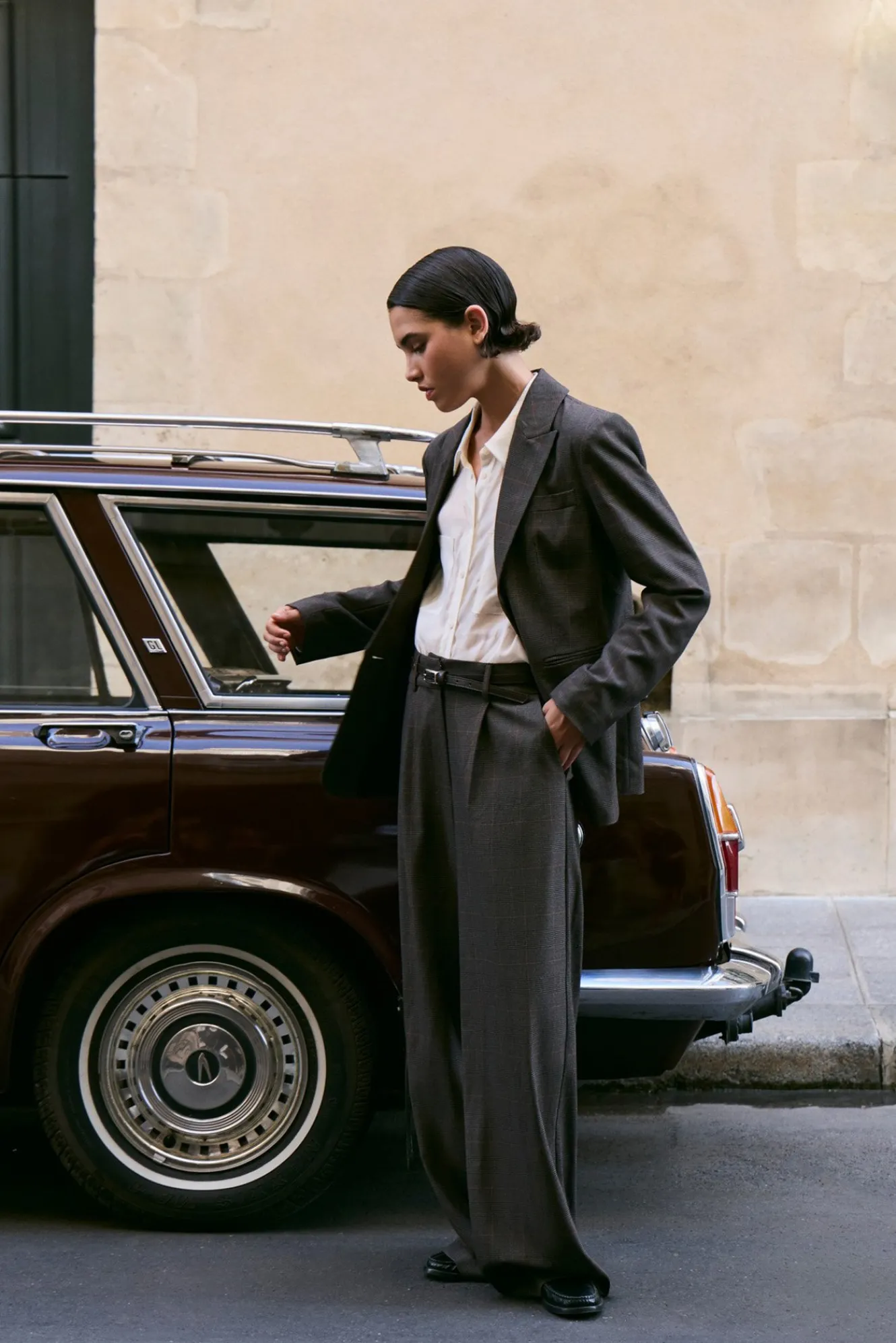 Vila Americana blazer de cuadros^Mujer Chaquetas