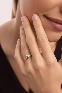 Singularu Anillo Rainbow Bubbles^Mujer Bisutería