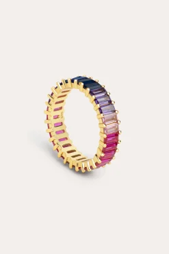 Singularu Anillo Sia Berries Plata Ba&ntilde;o Oro^Mujer Bisutería