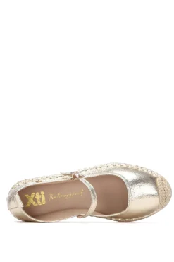 XTI Bailarina Alpargata Acabado Metalizado^Mujer Bailarinas