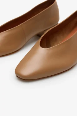 Cortefiel Bailarina tac&oacute;n piel^Mujer Bailarinas