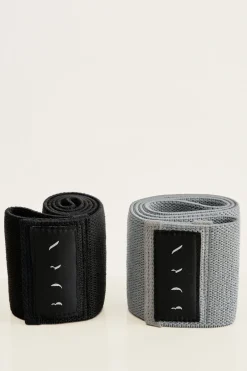 Born Living Yoga Bandas El&aacute;sticas Black & Medium Grey^Mujer Deporte
