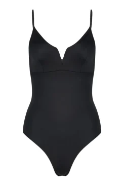 Trendyol Ba&ntilde;ador cl&aacute;sico escote en V^Mujer Baño