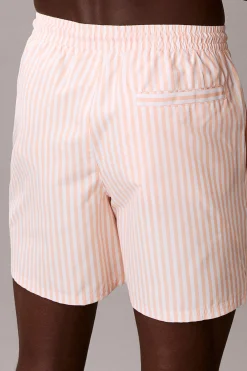 Calvin Klein Ba&ntilde;ador largo medio rayas cord&oacute;n^Hombre Baño