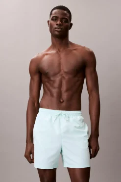 Calvin Klein Ba&ntilde;ador largo medio liso cord&oacute;n^Hombre Baño