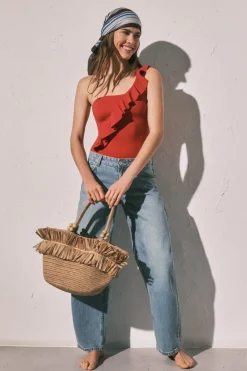 Women'secret Ba&ntilde;ador moldeador volante asim&eacute;trico^Mujer Baño