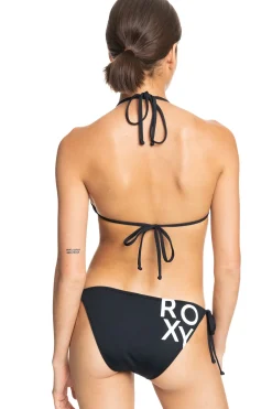 Roxy Beach Classics Tie Side - Conjunto de bikini triangular para Mujer^Mujer Baño
